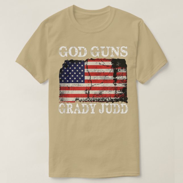 T-shirt Dieu Armes Grady Judd Us Drapeau (Design devant)