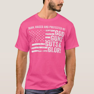 T-shirt Dieu Armes Tripes Gloire Pro Arme Patriotique Amér
