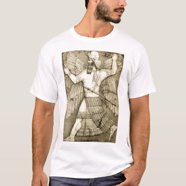 T-shirt Dieu assyrien de guerrier (Devant)