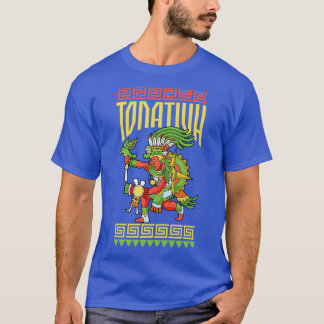 T-shirt Dieu aztèque du Soleil Tonatiuh