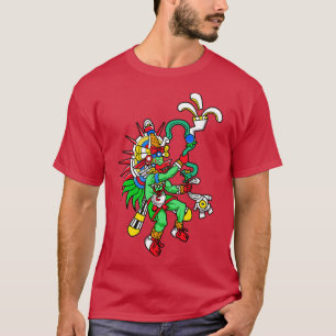 T-shirt Dieu aztèque du Vent Quetzalcoatl 1