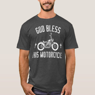 T-shirt Dieu bénisse cette moto
