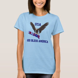 T-shirt Dieu bénisse l'Amérique