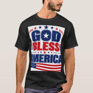 T-shirt Dieu bénisse l'Amérique
