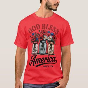 T-shirt Dieu bénisse l'Amérique