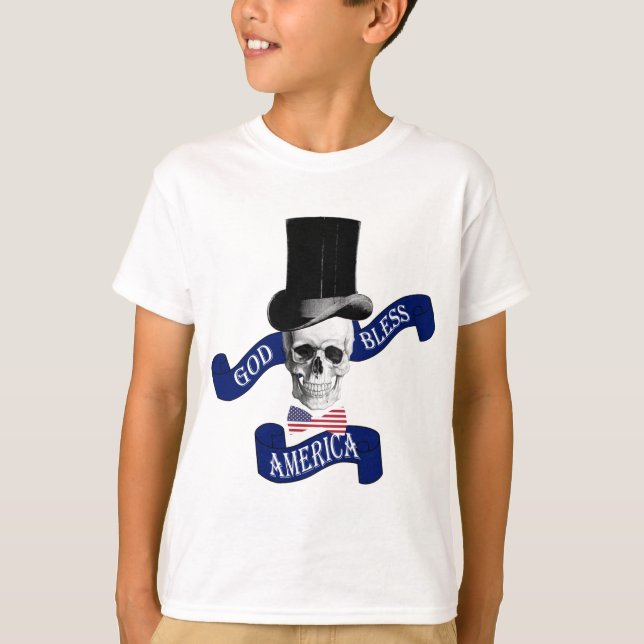T-shirt Dieu bénisse l'Amérique (Devant)