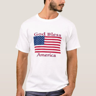 T-shirt Dieu bénisse l'Amérique