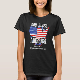 T-shirt Dieu bénisse l'Amérique, en particulier San Juan I