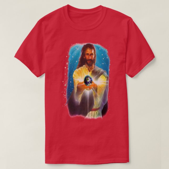 T-shirt Dieu bénisse le monde (Design devant)