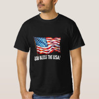 Dieu bénisse les États-Unis Drapeau américain ondu