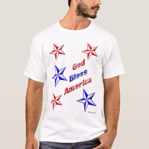 T-shirt Dieu bénissent l'Amérique