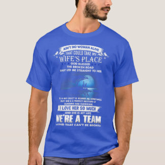 T-shirt Dieu Bénit La Route Éclatée Qui M'A Menée Directem