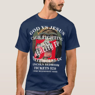 T-SHIRT DIEU CONTRE JESUS COMBAT DE CAGE WASHINGTON DC LIN