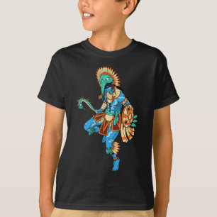 T-shirt Dieu De Guerre Et De Soleil Aztèque - Huitzilopoch