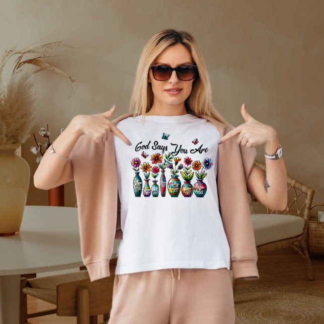 T-shirt Dieu dit que tu es (Créateur téléchargé)