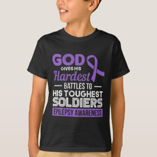 T-shirt Dieu Donne Ses Batailles Les Plus Dures À Son Épil