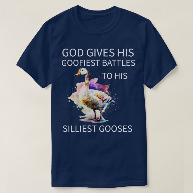 T-shirt Dieu Donne Ses Batailles Les Plus Goofieuses À Son (Design devant)