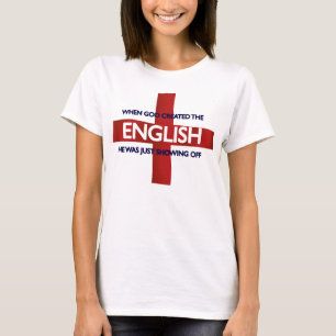 T-shirt Dieu du jour de St George de l'anglais créé