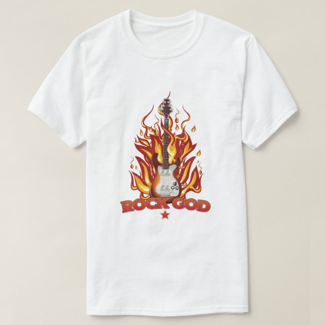T-shirt Dieu du Rock (Design devant)