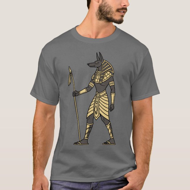T-shirt Dieu égyptien Anubis (Devant)