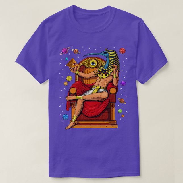 T-shirt Dieu égyptien Thoth (Design devant)