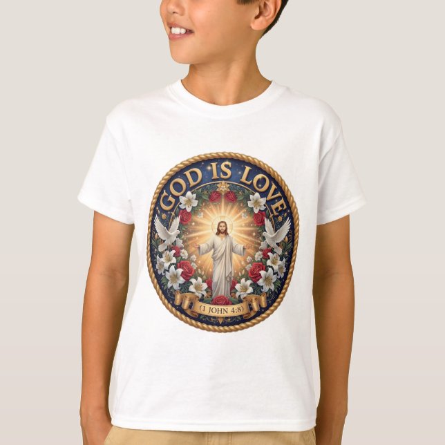 T-SHIRT DIEU EST AMOUR (Devant)