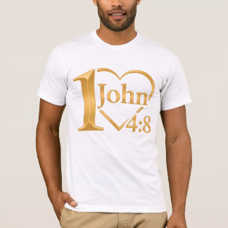 T-shirt Dieu est amour - 1 Jean 4:8 par All43