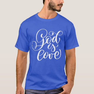 T-shirt Dieu est Amour drôle
