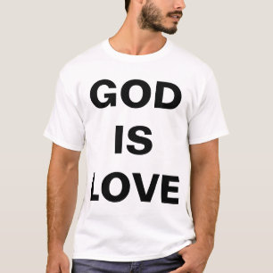 T-shirt Dieu est amour Hommes