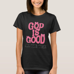 T-shirt Dieu est bon Nk Bow Christian Jésus Fille Soeur Da