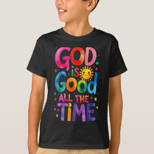 T-shirt Dieu est bon tout le temps Jésus-Christ Chrétien