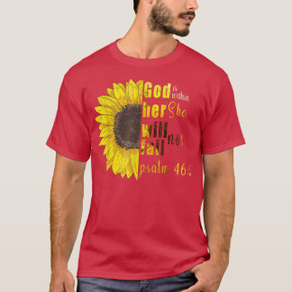 T-shirt Dieu est en elle Elle n'échouera pas Carnet de tou