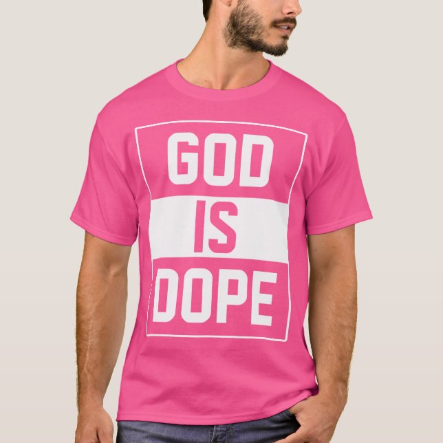 T-shirt Dieu est fou (Devant)
