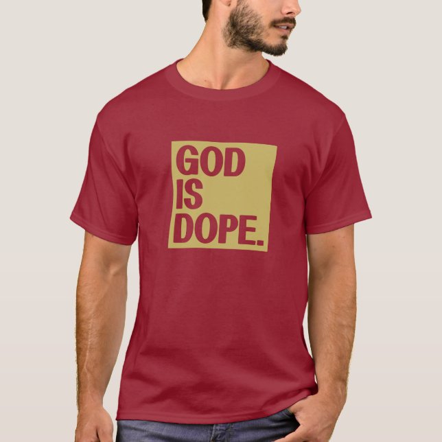 T-shirt Dieu est fou (Devant)