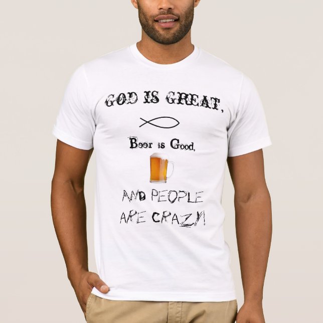 T-shirt Dieu est grand (Devant)