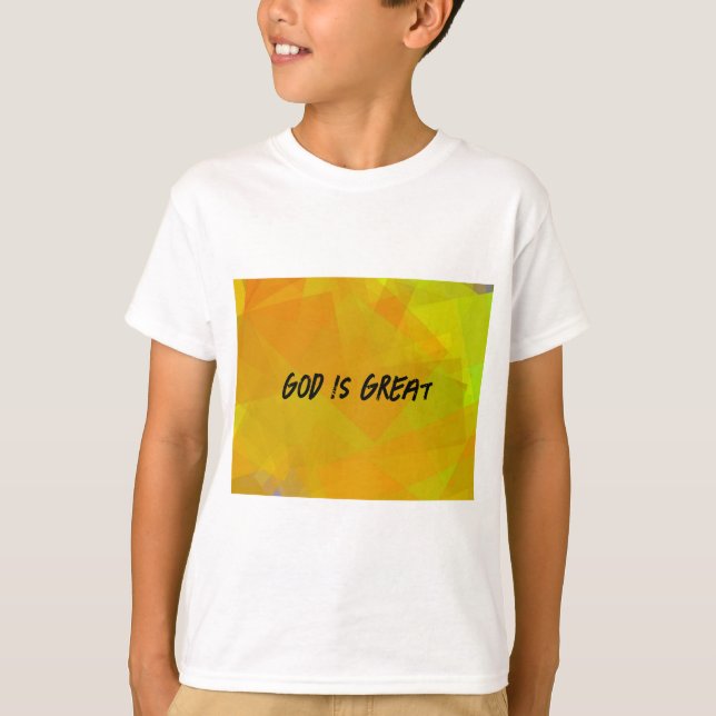 T-shirt Dieu est grand (Devant)
