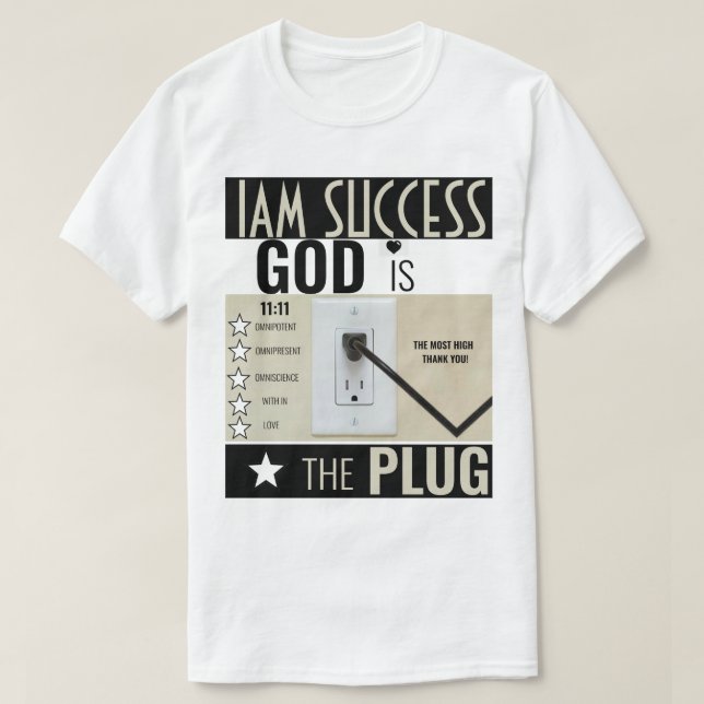 T-SHIRT DIEU EST LA PRISE (Design devant)