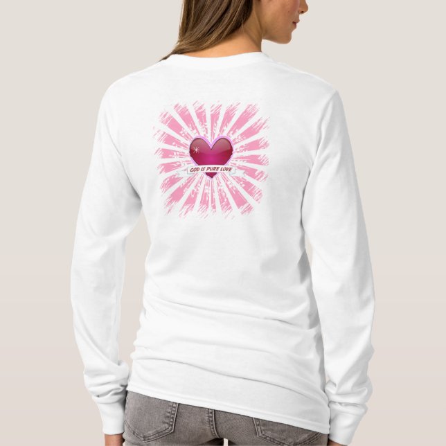 T-shirt Dieu est l'amour pur (Dos)