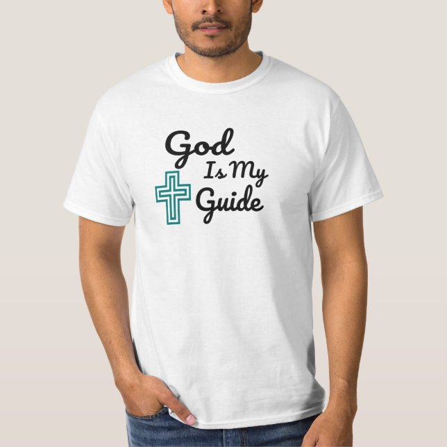 T-shirt Dieu est ma croix guide (Devant)