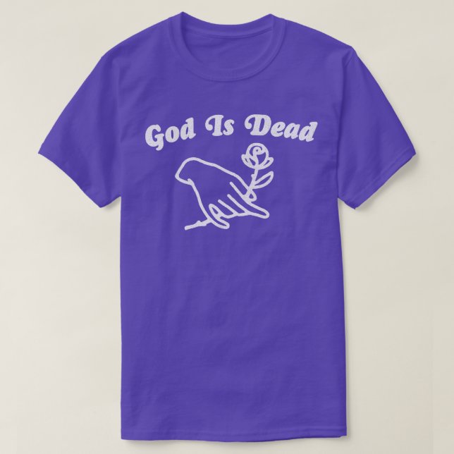 T-shirt Dieu est mort Citation Nietzsche (Design devant)