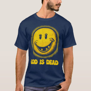 T-shirt Dieu est mort nihiliste conception mème