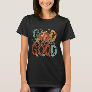 T-shirt Dieu est si bon automne Christian Automne Citrouil