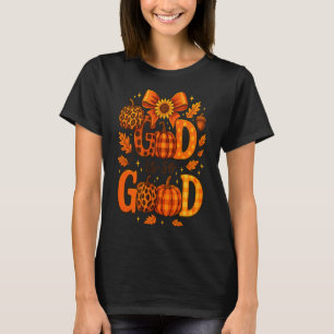 T-shirt Dieu Est Si Bon Christian Automne Citrouille Thank