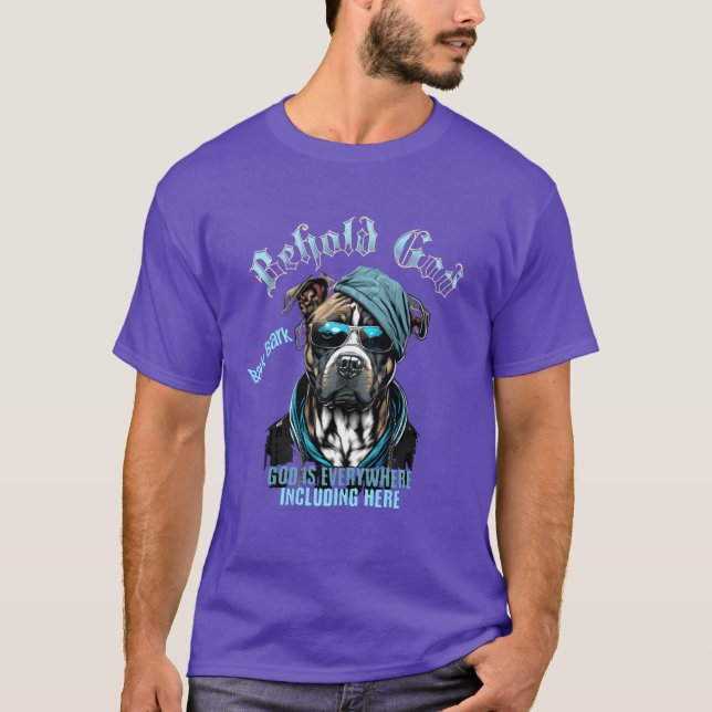 T-shirt Dieu et la famille du garçon Dog (Devant)