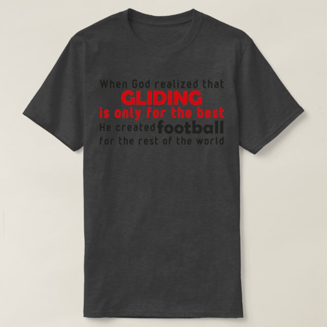 T-shirt Dieu glisse (Design devant)