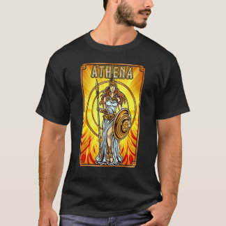 T-shirt Dieu grec antique Athéna Mont Olympe Mytho grec