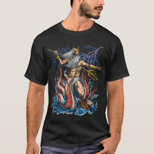 T-shirt Dieu grec Poséidon