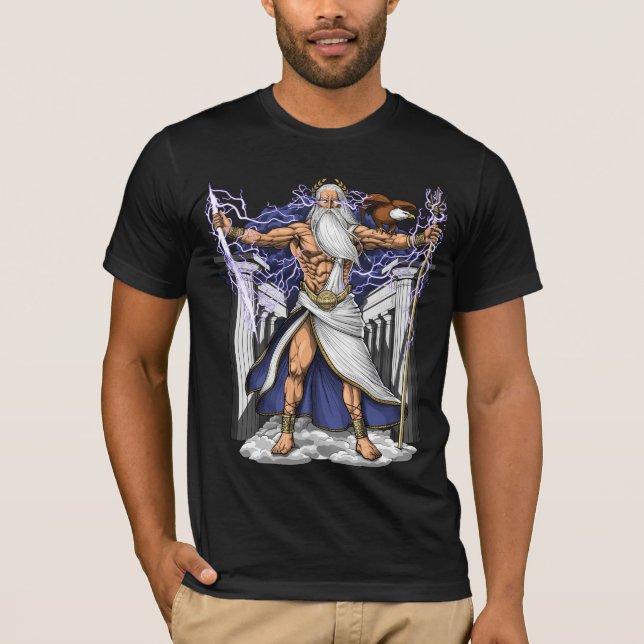T-shirt Dieu grec Zeus (Devant)