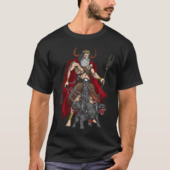 T-shirt Dieu Hadès de la Grèce antique (Devant)