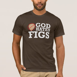 T-SHIRT DIEU HAINE LES FIGUES - BLANC